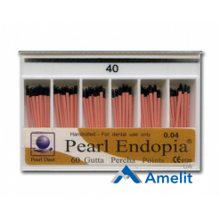 Штифти гутаперчеві 0.4 кон., №40 (Pearl Dent), 60 шт./пак.